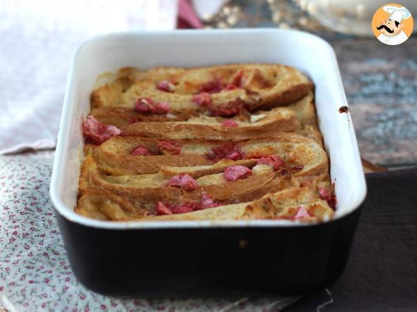 Ovnbagt fransk toast med pink praline-topping, en ultra-gourmet-opskrift - foto 5