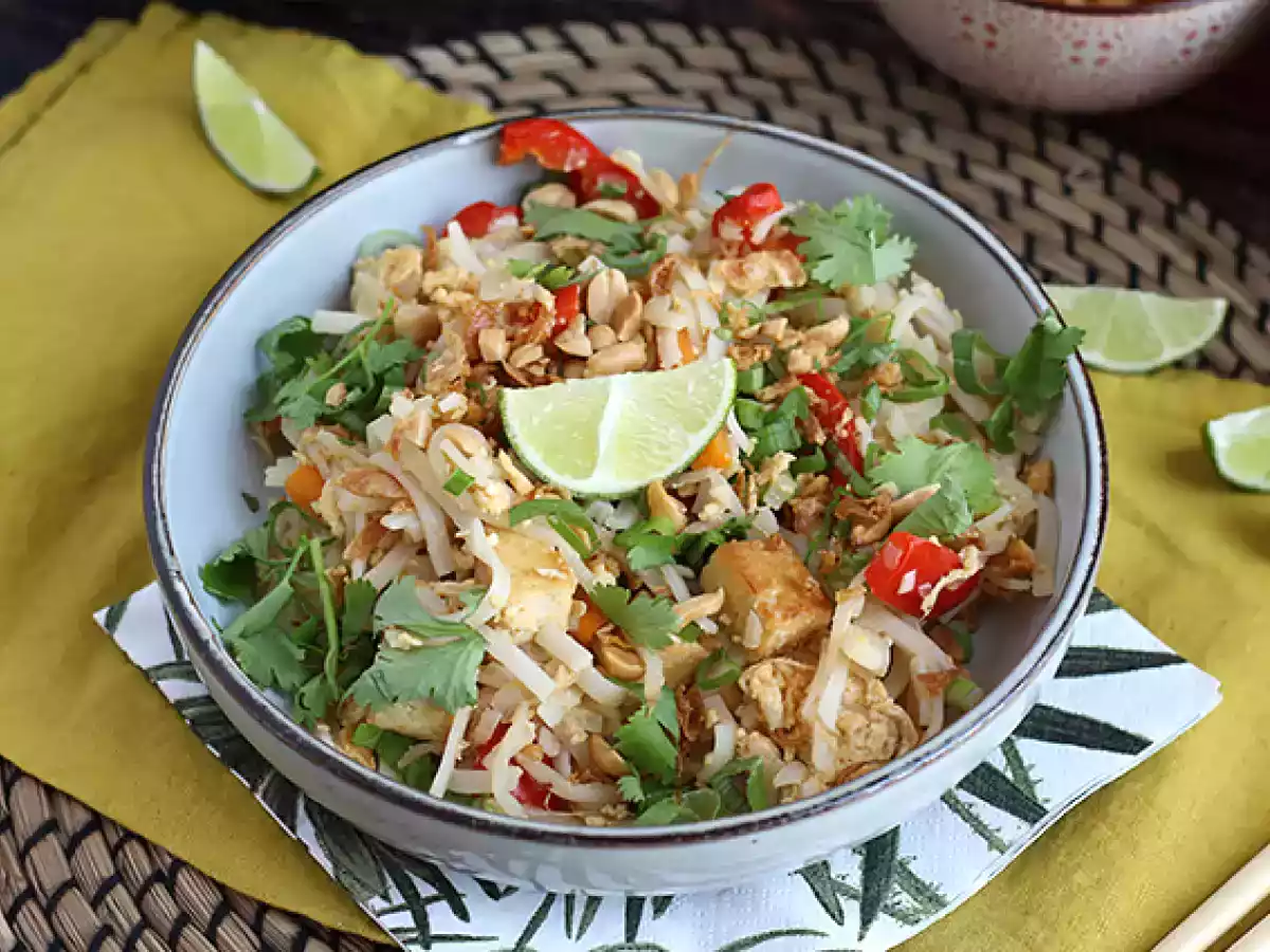 Pad thai med tofu