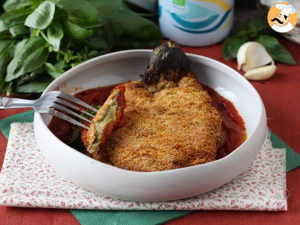 Paneret aubergine i milanesisk stil, men vegetarisk - Air Fryer cooking