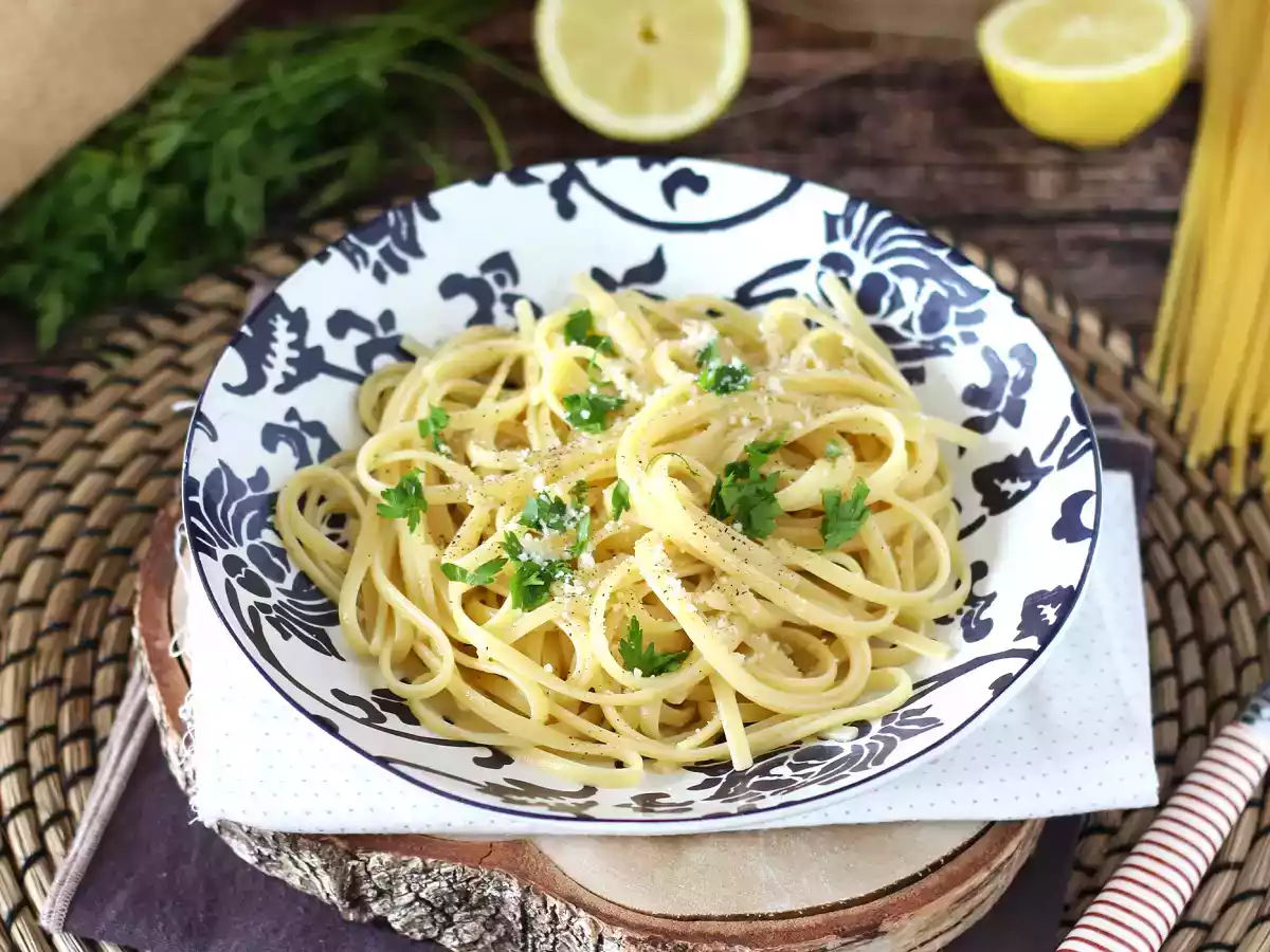 Pasta med citron - Pasta al limone (din fremtidige favorit!)