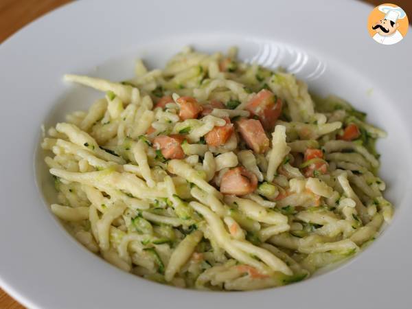 Pasta med laks og courgetter - foto 2