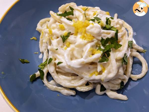 Pasta med ricotta og citron, en delikat forret, som er meget nem at tilberede!