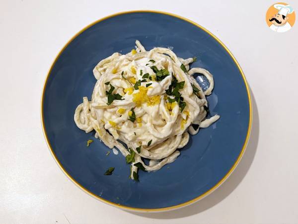 Pasta med ricotta og citron, en delikat forret, som er meget nem at tilberede! - foto 2