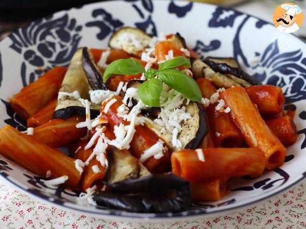 Pasta Siciliana med aubergine, den nemme og lette version - Pasta alla Norma - foto 5