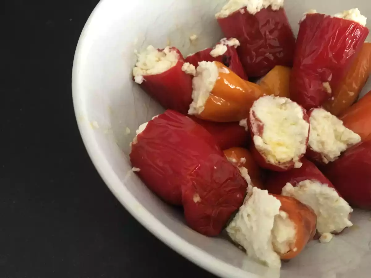 Peberfrugter fyldt med ricotta - foto 2