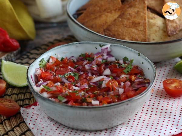 Pico de gallo og hjemmelavede tortillachips - foto 3