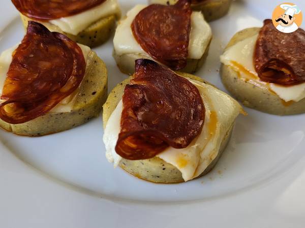 Polenta-crostini med scamorza-ost og pepperoni - foto 2