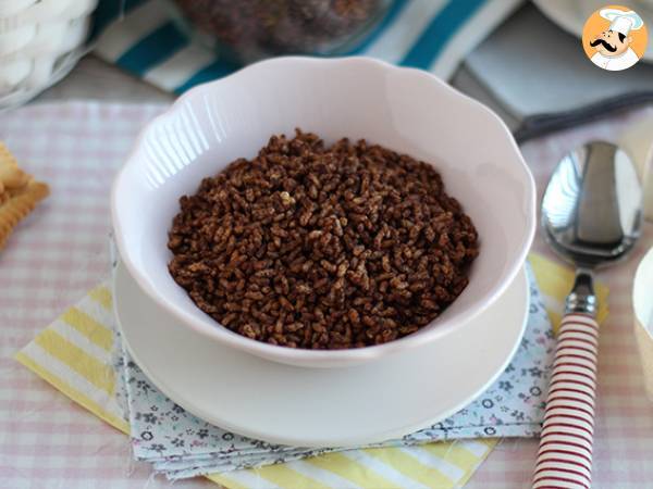 Puffede ris med chokolade. Kokosnødde-pops - foto 3