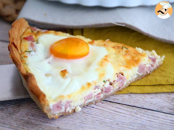 Quiche med æg og skinke - foto 3