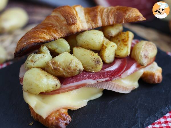 Raclette-croissant-sandwich til en lækker brunch! - foto 5