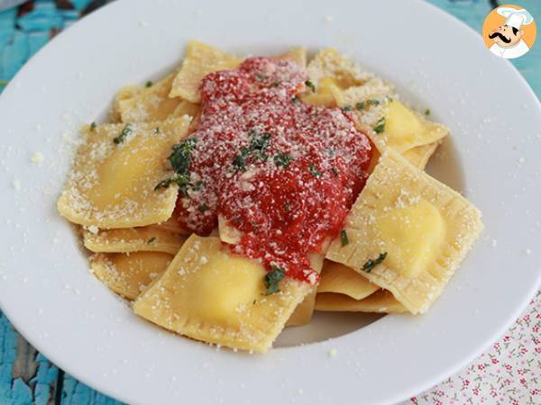 Ricotta-ravioli, trin-for-trin opskrift