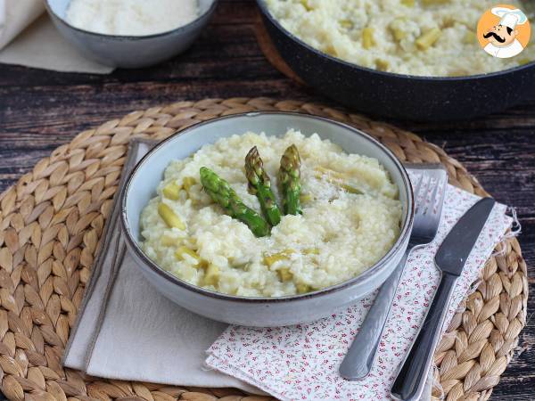 Risotto med grønne asparges og parmesan