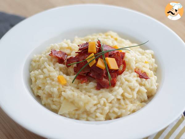 Risotto med ost og chorizo - foto 2