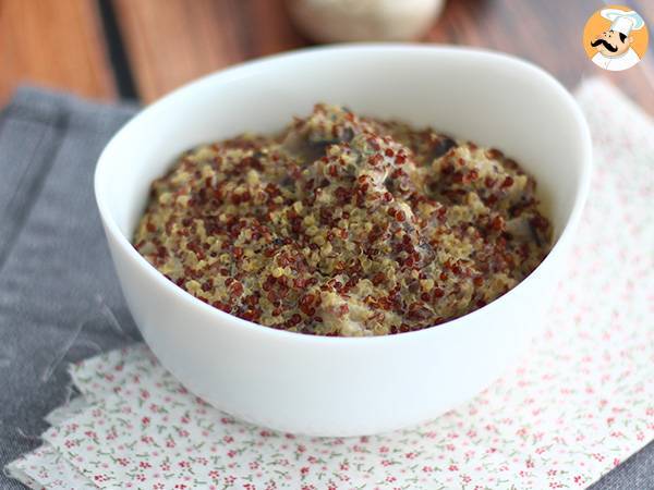 Risotto med quinoa og svampe