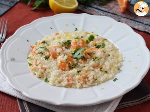 Risotto med rejer og citron, en elegant og nem forret