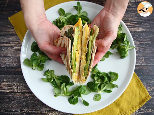 Ristet wrap i brunch-stil - Tortilla Wrap Hack - foto 3