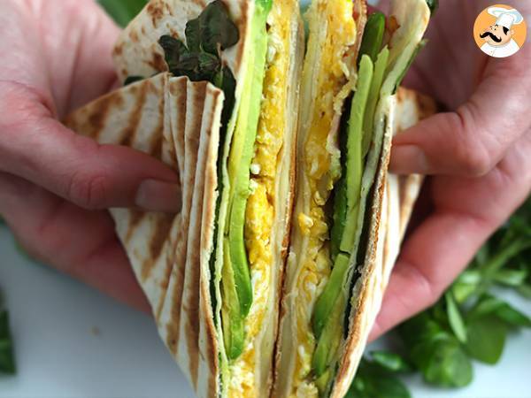 Ristet wrap i brunch-stil - Tortilla Wrap Hack - foto 5