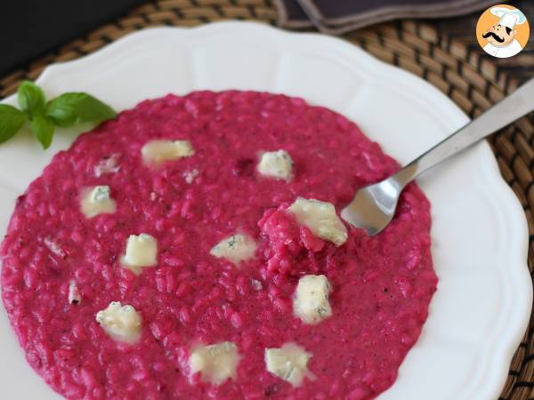 Rødbede- og gorgonzola-risotto: en eksplosion af farver og intense smage - foto 4