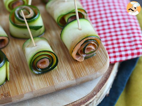 Ruller med courgette og røget laks - foto 2