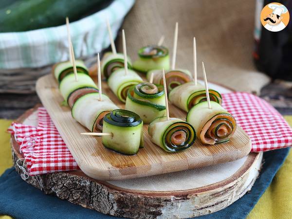 Ruller med courgette og røget laks - foto 3