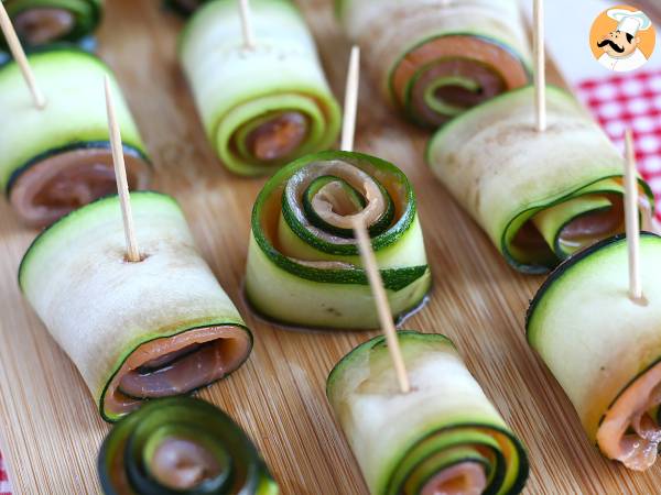 Ruller med courgette og røget laks - foto 4