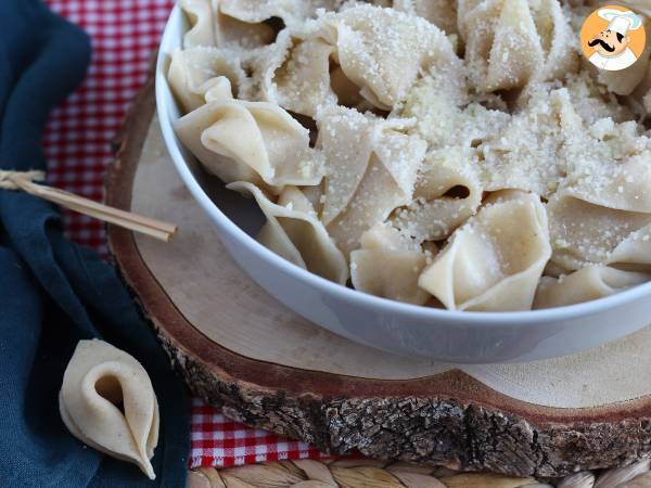 Sådan laver du hjemmelavet pasta: sorpresine, en smuk lille pasta - foto 6