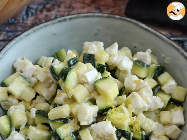 Salat med squash, gedeost og citron - foto 2