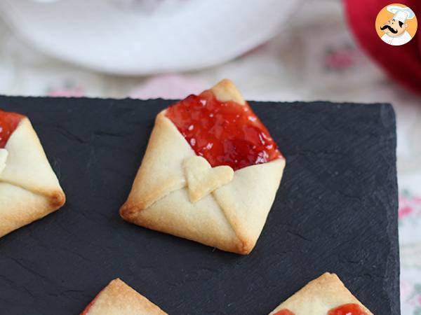 Shortbread konvolutter af kærlighed til Valentinsdag - foto 3