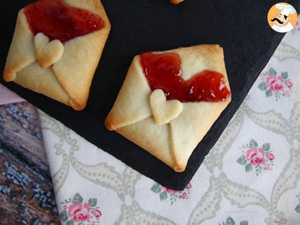 Shortbread konvolutter af kærlighed til Valentinsdag - foto 4