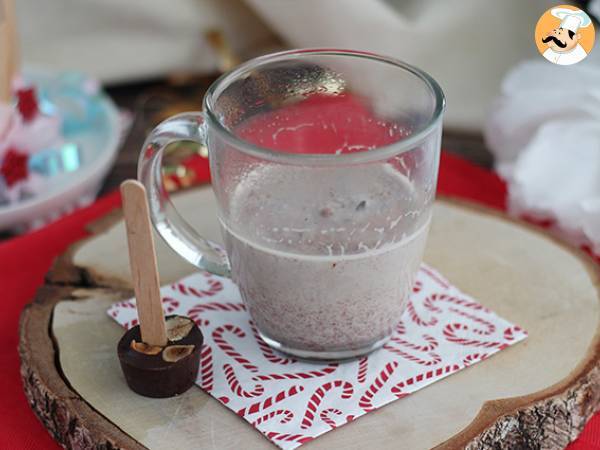 Slikkepinde med varm chokolade: mørk chokolade + ristede hasselnødder - foto 3