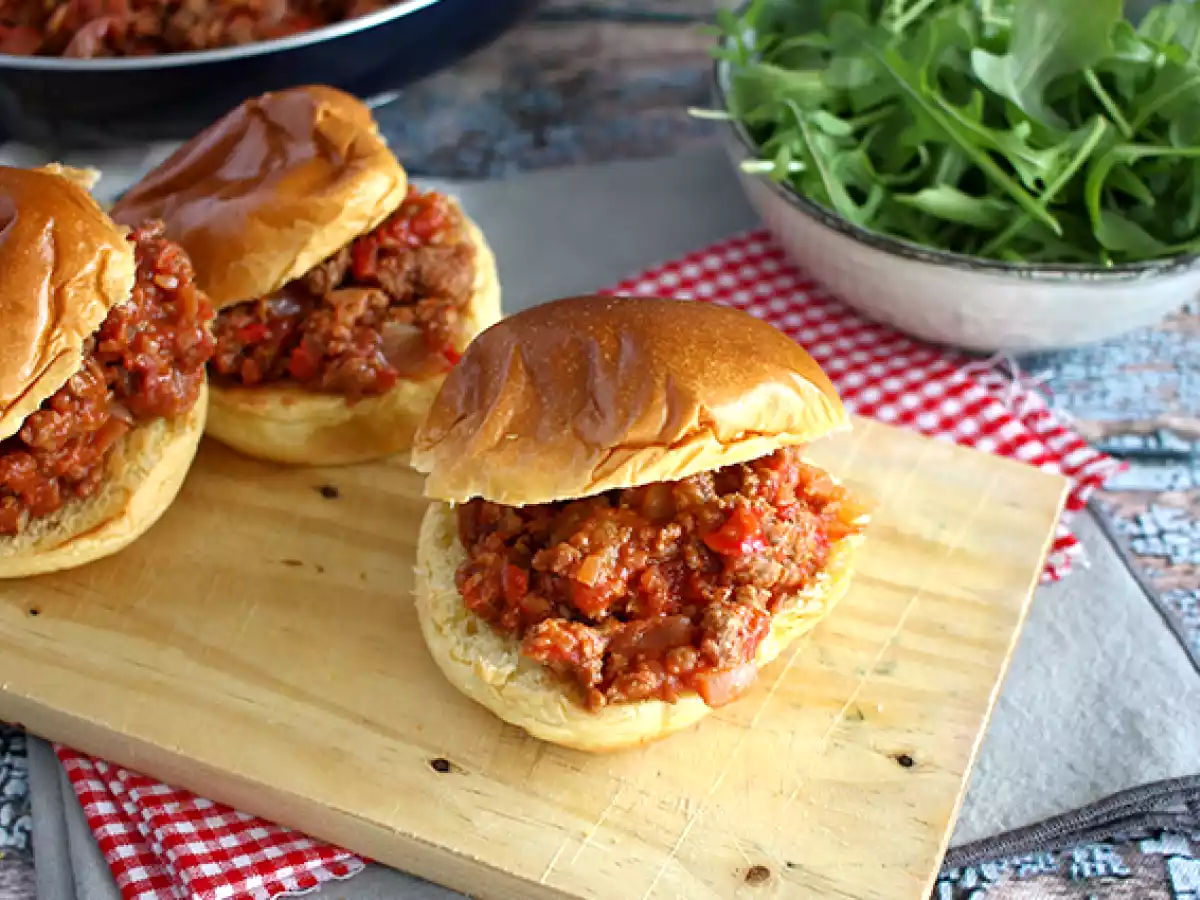 Sloppy Joes-burger