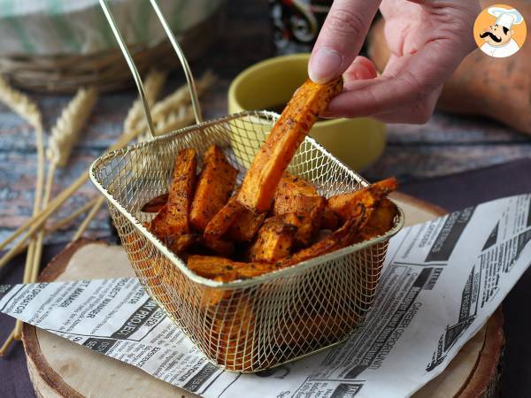 Søde kartoffelfritter i Air Fryer for et sprødt og sejt resultat!