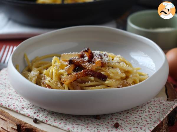 Spaghetti alla carbonara, den ægte italienske carbo-opskrift! - foto 2