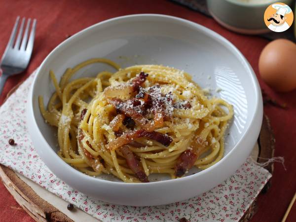 Spaghetti alla carbonara, den ægte italienske carbo-opskrift! - foto 3