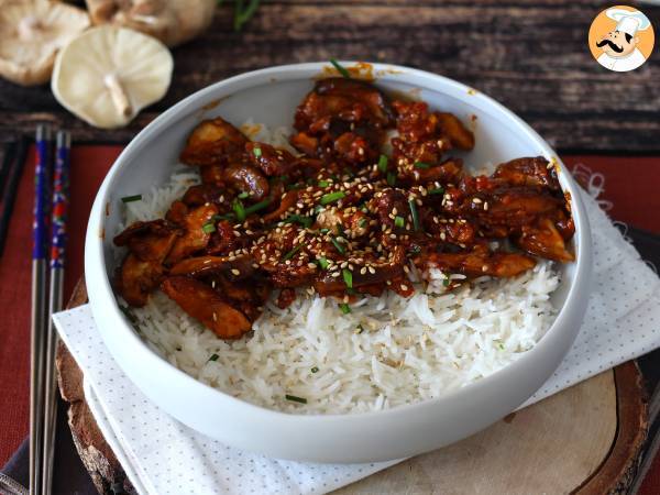 Svampe i koreansk stil - Shiitake-svampe i gochujang-sauce - foto 2