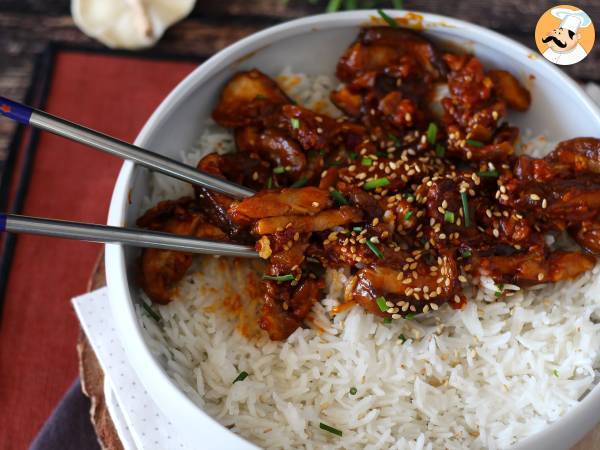 Svampe i koreansk stil - Shiitake-svampe i gochujang-sauce - foto 5