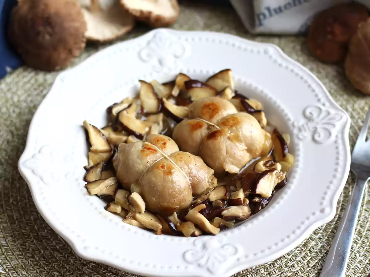 Svineroulader med svampesauce - foto 4