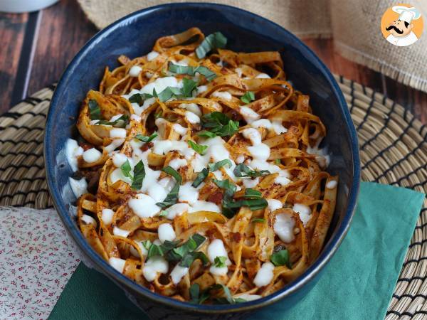 Tagliatelle al forno, antispild-opskriften til brug af pastarester