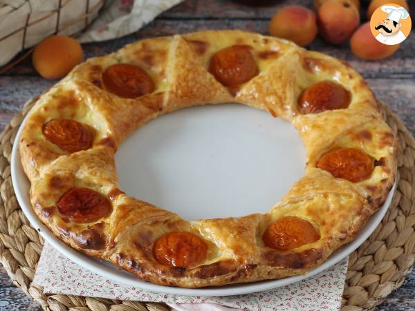 Tarte oranaise - Butterdej, vaniljecreme og abrikoser