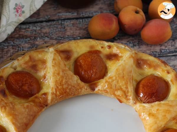 Tarte oranaise - Butterdej, vaniljecreme og abrikoser - foto 3