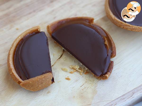 Tarteletter med karamel og chokolade - foto 3