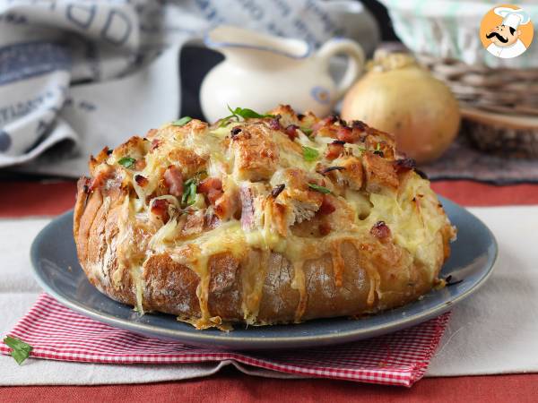 Tartiflette-agtigt fyldt pindsvinebrød - foto 4