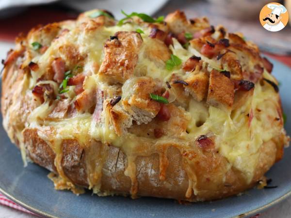 Tartiflette-agtigt fyldt pindsvinebrød - foto 5