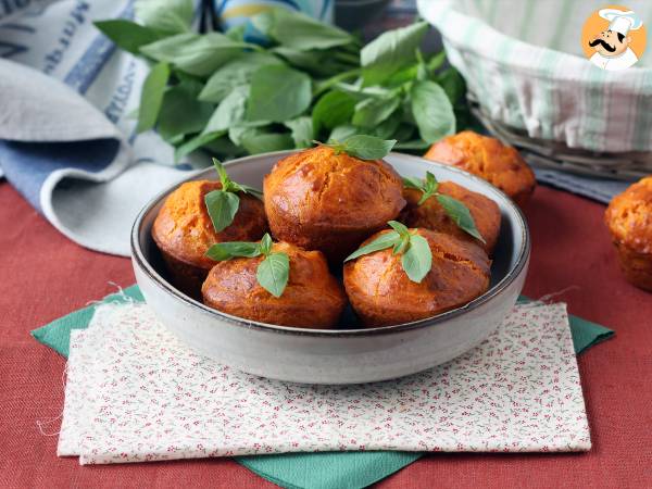 Tomatmuffins med smeltende mozzarellahjerte - foto 6