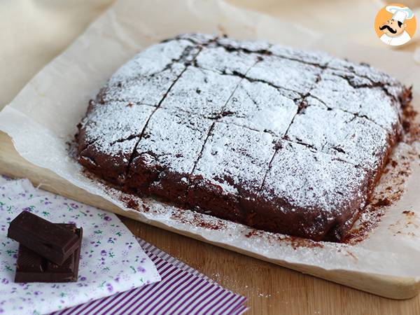 Vegansk brownie, uden æg og mælk