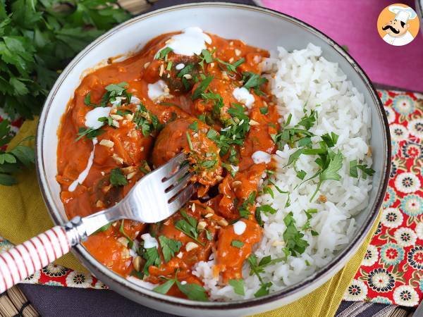 Vegansk Malai Kofta: kikærtefrikadeller med tomatsauce - foto 4