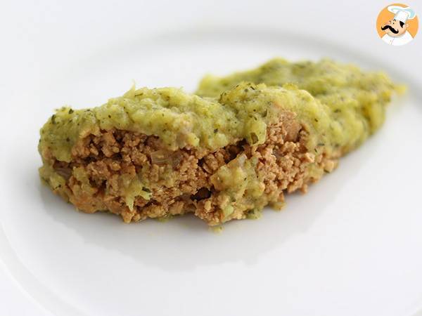 Vegansk shepherd's pie med courgetter og tofu - foto 3