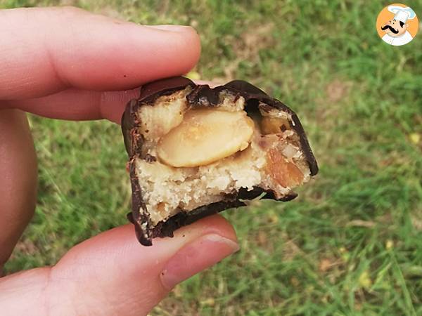 Veganske og glutenfri hjemmelavede Snickers-barer - foto 2