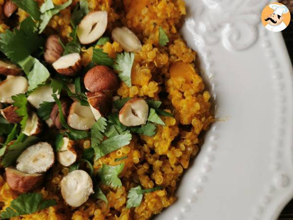 Vegetarisk risotto med quinoa, butternut, hasselnødder og koriander - Quinotto - foto 2