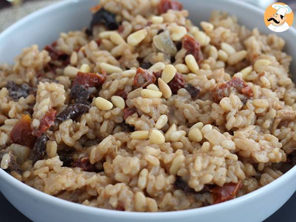 Vegetarisk risotto med soltørrede tomater og svampe - foto 5